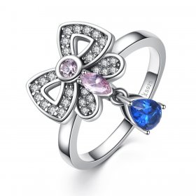 Silver Butterfly Removable Ring - PANDORA Style - SCR014
