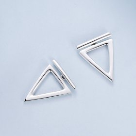 Pandora Style Triangle Studs Earrings - BSE900