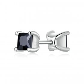 PANDORA Style Black Zirconium Stud Earrings - SCE1325