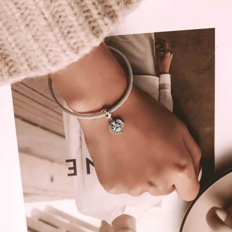 (image for) PANDORA Style Angel Pray Love Dangle Charm - BSC568 - View 6