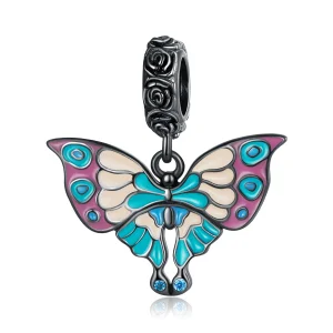 (image for) PANDORA Style Artistic Butterfly Dangle Charm - SCC2240