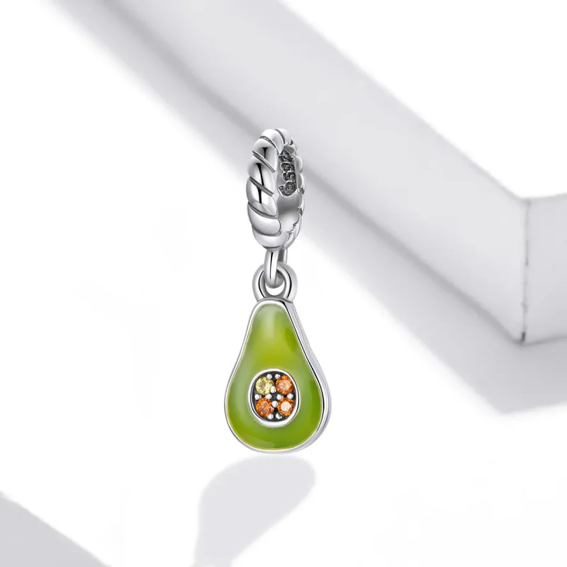 (image for) PANDORA Style Avocado Dangle Charm - BSC472 - View 2