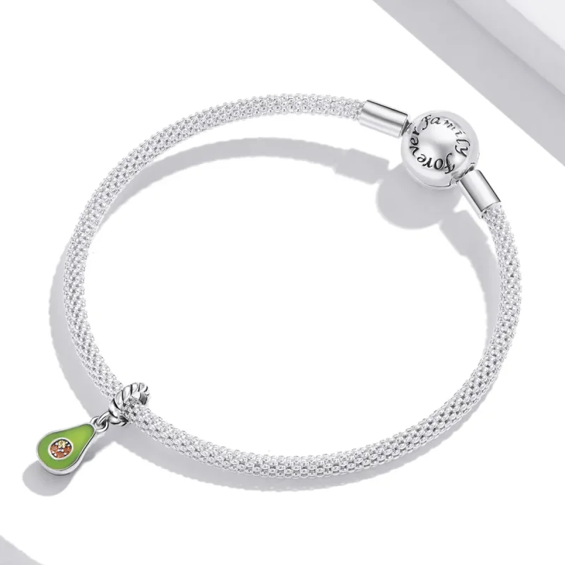 (image for) PANDORA Style Avocado Dangle Charm - BSC472 - View 3