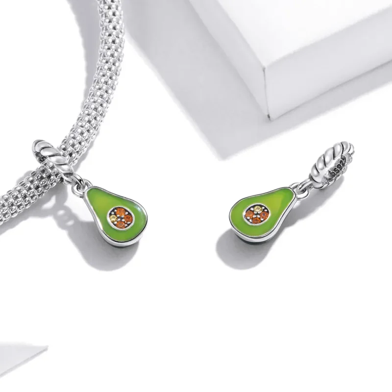 (image for) PANDORA Style Avocado Dangle Charm - BSC472 - View 4