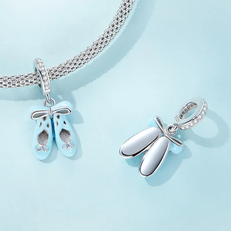 (image for) PANDORA Style Ballet Shoes Dangle Charm - SCC2395 - View 4