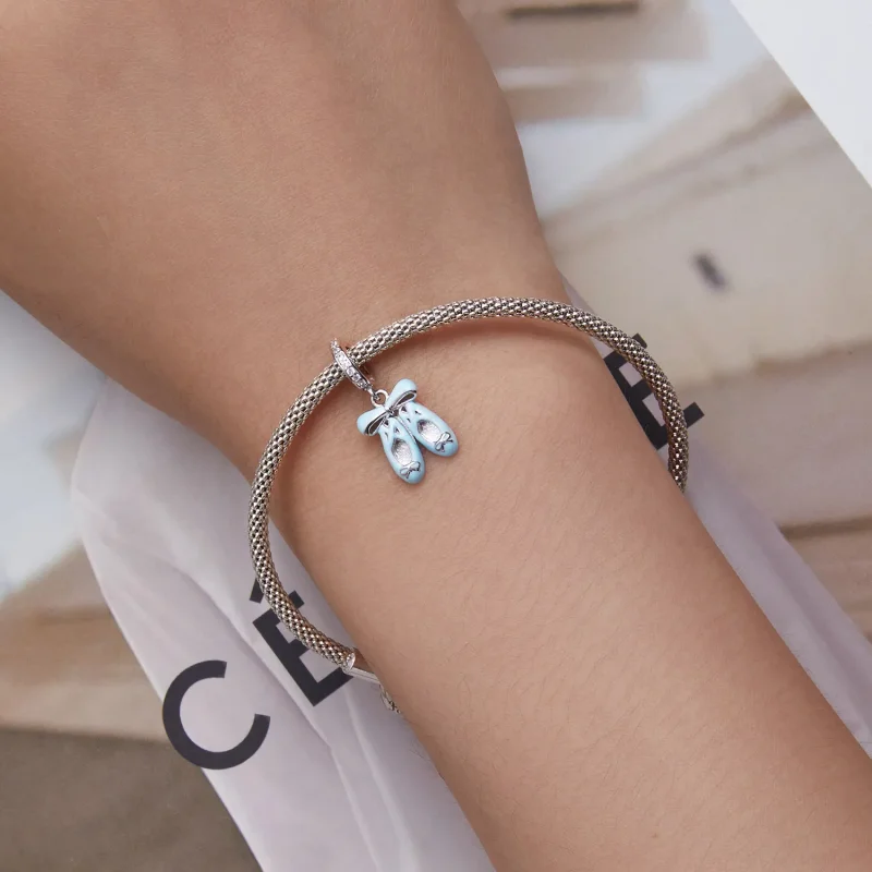 (image for) PANDORA Style Ballet Shoes Dangle Charm - SCC2395 - View 5