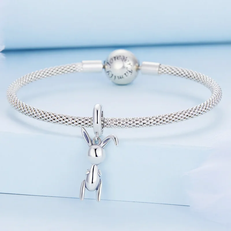 (image for) PANDORA Style Balloon Bunny Dangle Charm - BSC692 - View 3