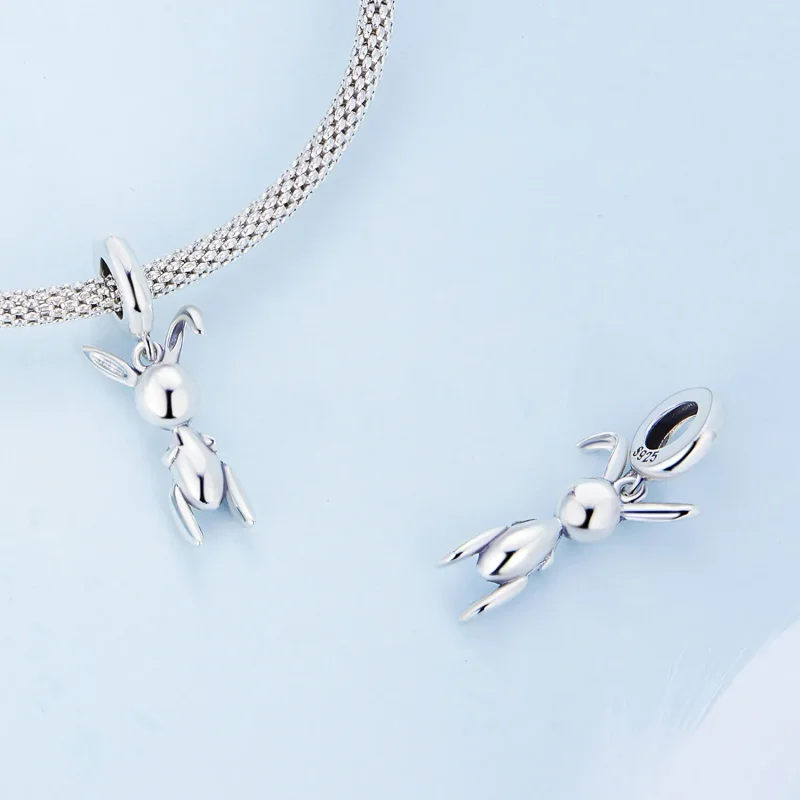 (image for) PANDORA Style Balloon Bunny Dangle Charm - BSC692 - View 4