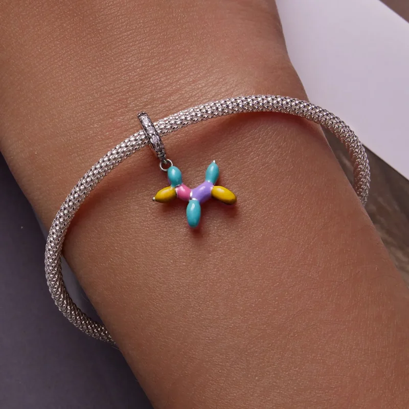 (image for) PANDORA Style Balloon Puppy Dangle Charm - SCC2217 - View 6