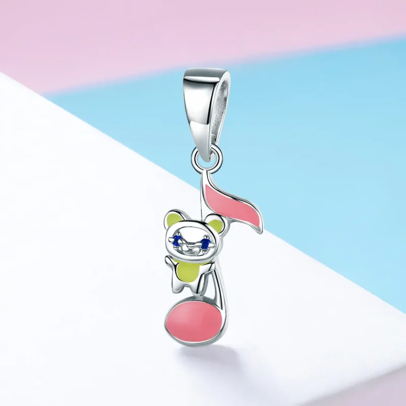 (image for) PANDORA Style Bear Melody Dangle Charm - BSC021 - View 2
