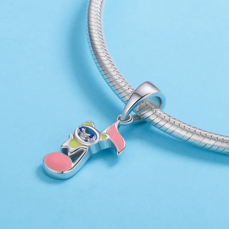 (image for) PANDORA Style Bear Melody Dangle Charm - BSC021 - View 3