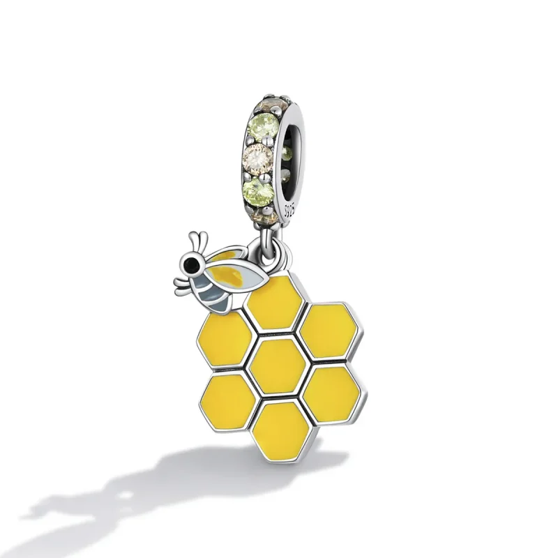 (image for) PANDORA Style Bees and Hive Dangle Charm - SCC2186 - View 2