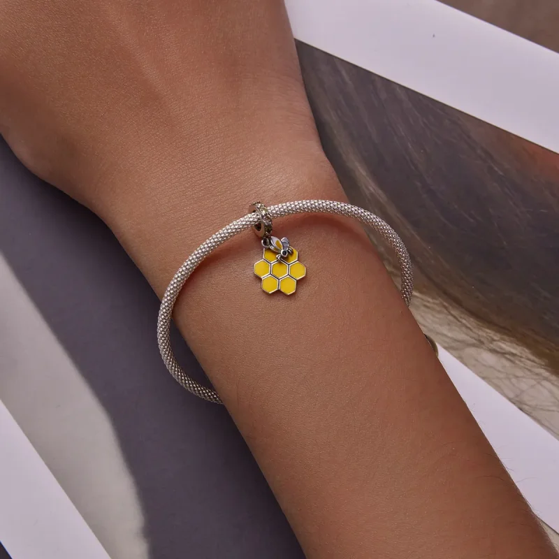 (image for) PANDORA Style Bees and Hive Dangle Charm - SCC2186 - View 5