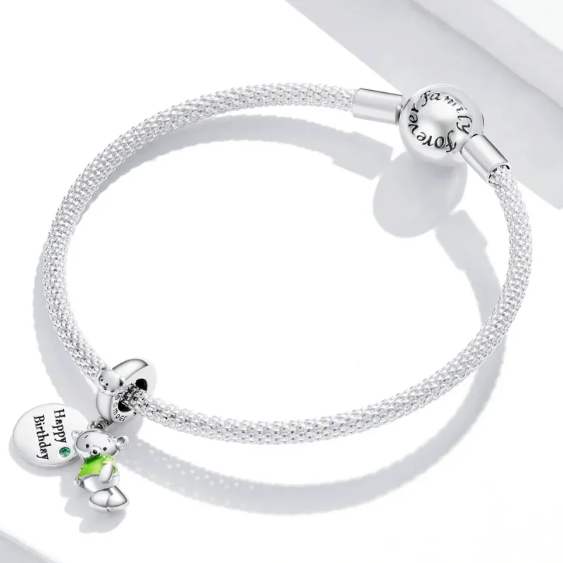 (image for) PANDORA Style Birthday Bear Dangle Charm - BSC560 - View 3