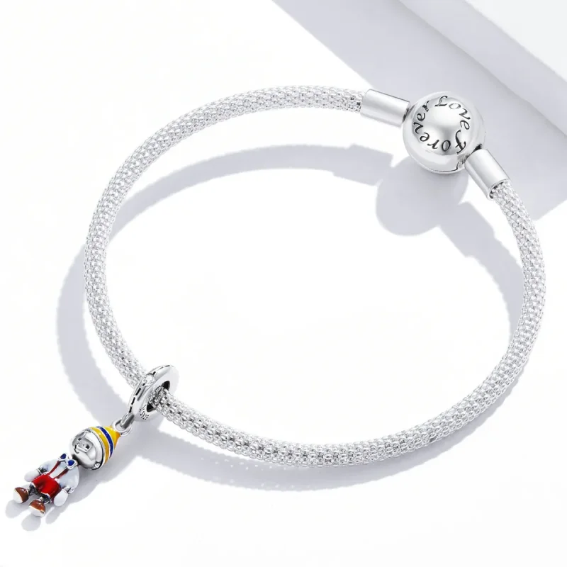 (image for) PANDORA Style Boy's Overalls Dangle Charm - SCC2083 - View 3