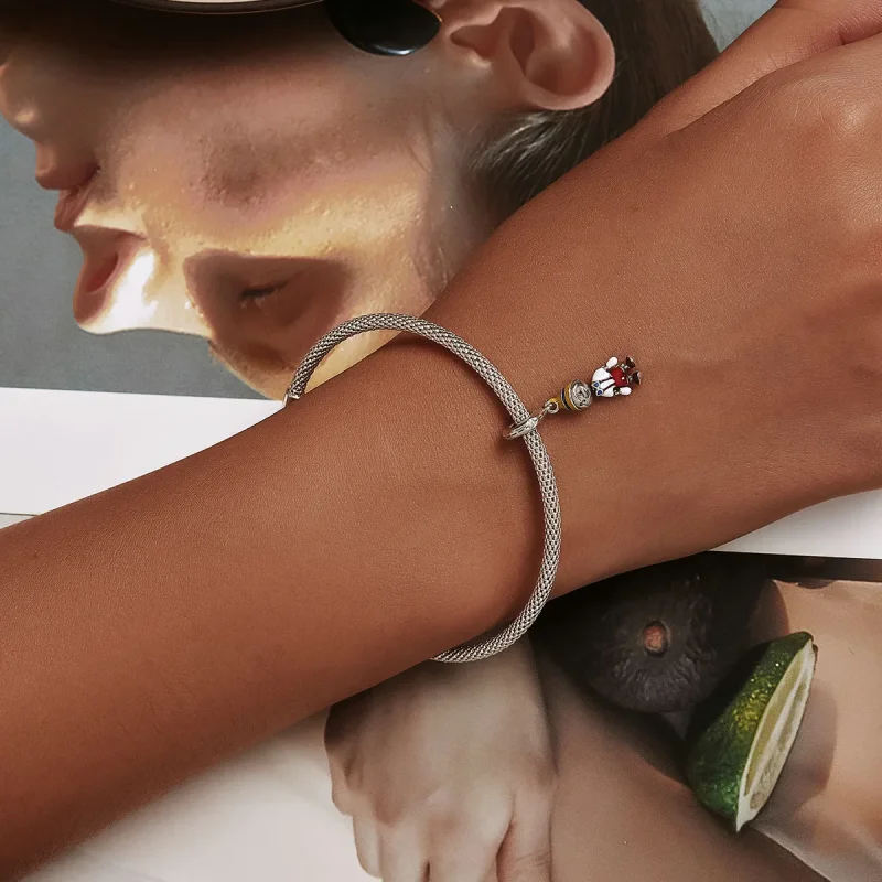 (image for) PANDORA Style Boy's Overalls Dangle Charm - SCC2083 - View 5