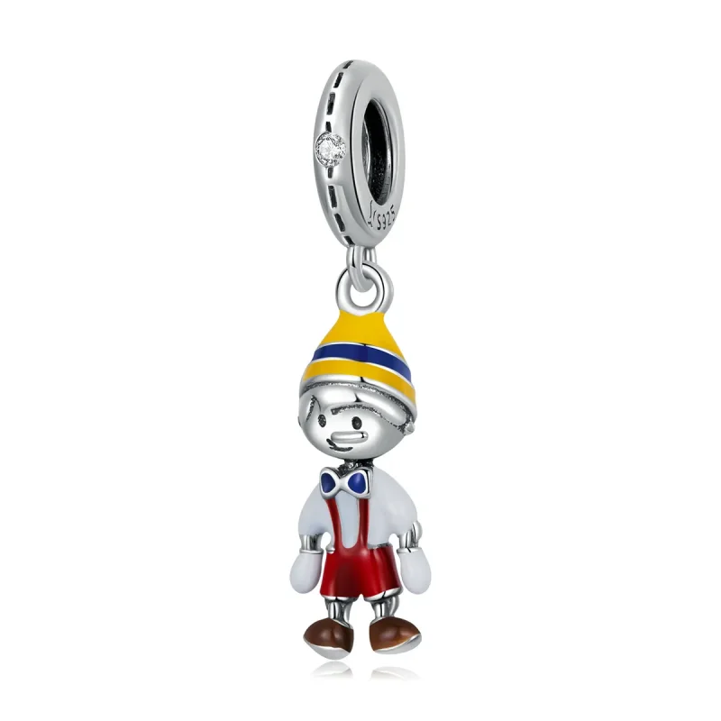 (image for) PANDORA Style Boy's Overalls Dangle Charm - SCC2083 - Product Image