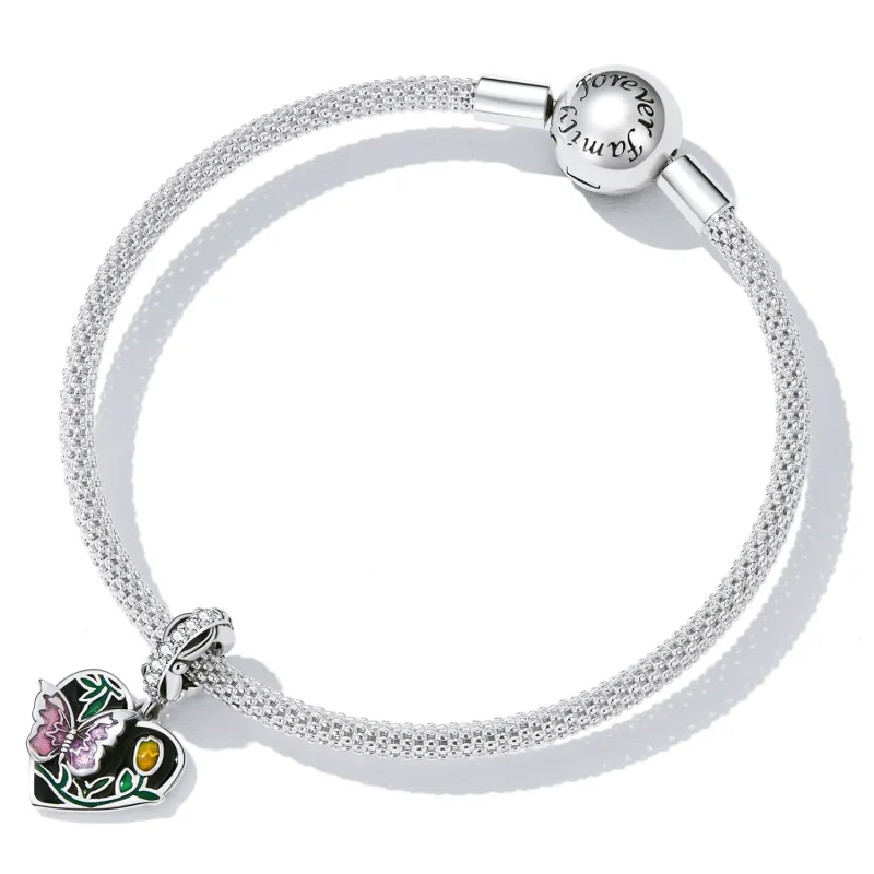 (image for) PANDORA Style Butterfly Love Garden Dangle Charm - SCC2248 - View 5
