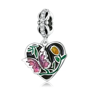 (image for) PANDORA Style Butterfly Love Garden Dangle Charm - SCC2248