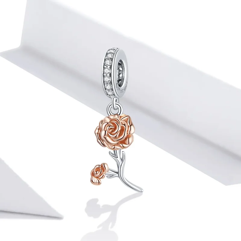 (image for) PANDORA Style Carnation Dangle Charm - BSC422 - View 2