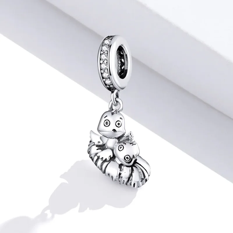 (image for) PANDORA Style Cartoon Bird Dangle Charm - SCC1522 - View 2