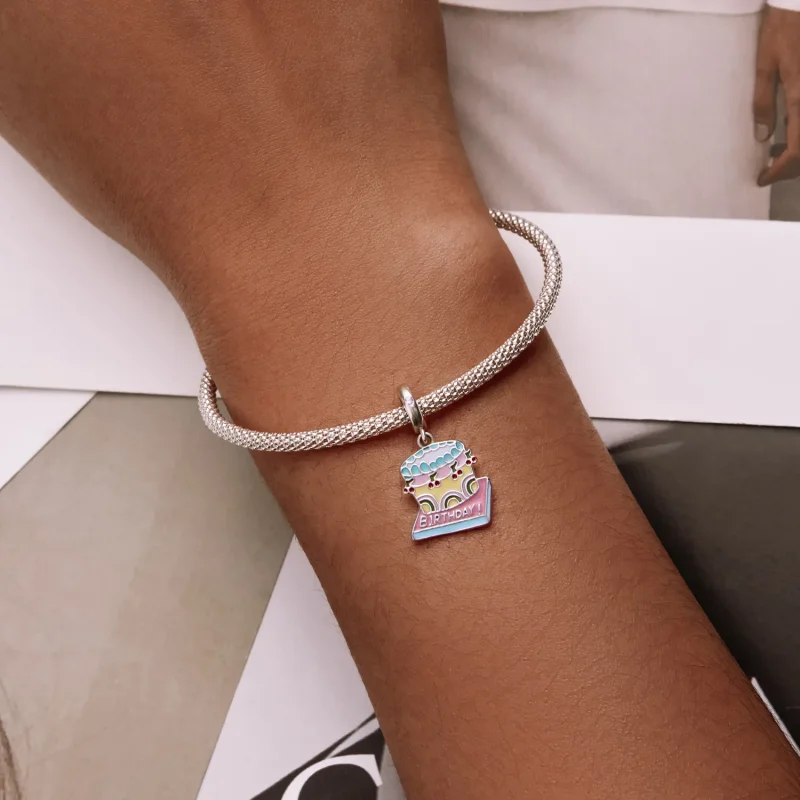 (image for) PANDORA Style Cherry Cream Cake Dangle Charm - SCC2230 - View 6