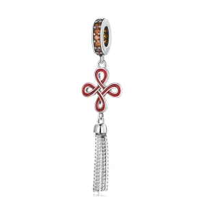 (image for) PANDORA Style Chinese Knot Dangle Charm - SCC2069