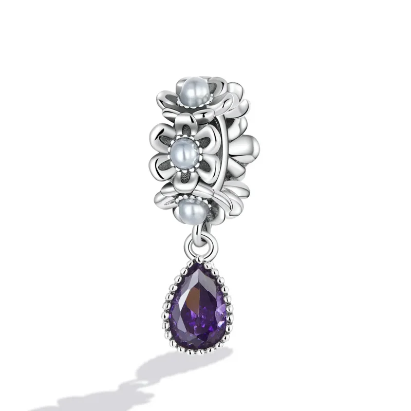 (image for) PANDORA Style Classical Water Drop Dangle Charm - SCC2180 - View 2