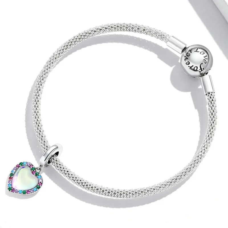 (image for) PANDORA Style Colorful Love Dangle Charm - SCC2166 - View 3