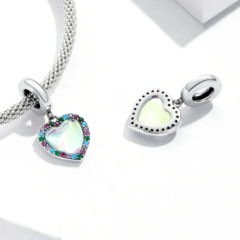 (image for) PANDORA Style Colorful Love Dangle Charm - SCC2166 - View 4