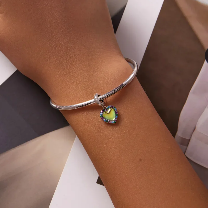 (image for) PANDORA Style Colorful Love Dangle Charm - SCC2166 - View 5