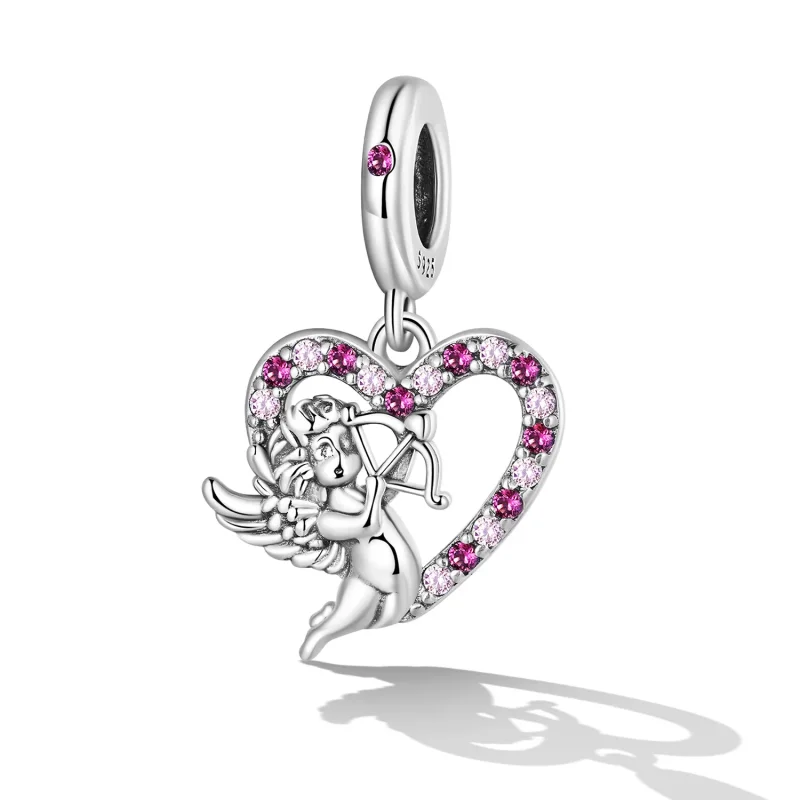 (image for) PANDORA Style Cupid Heart Dangle Charm - SCC2324 - View 2