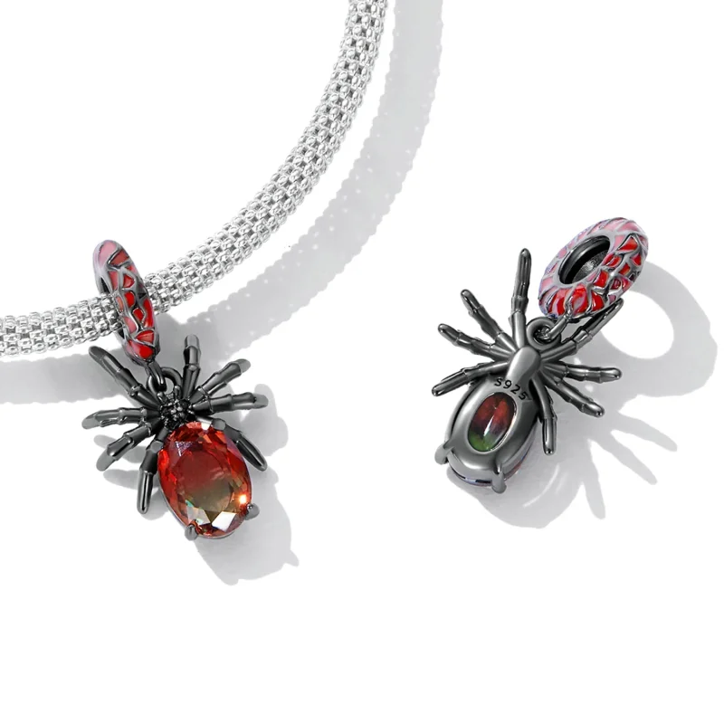 (image for) PANDORA Style Dark Spider Dangle Charm - SCC2292 - View 4