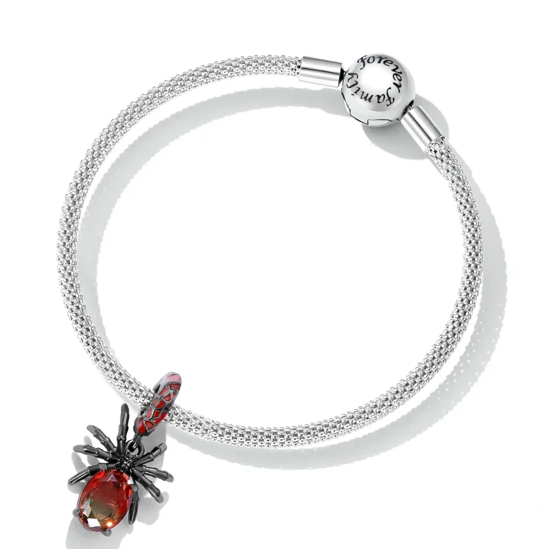 (image for) PANDORA Style Dark Spider Dangle Charm - SCC2292 - View 5