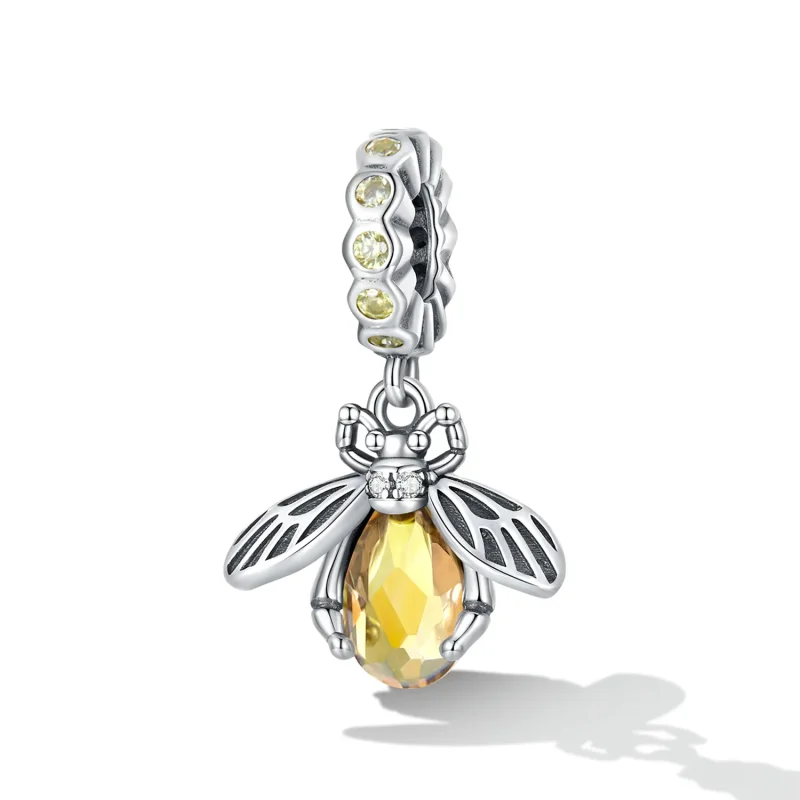 (image for) PANDORA Style Delicate Bee Dangle Charm - SCC2293 - View 2