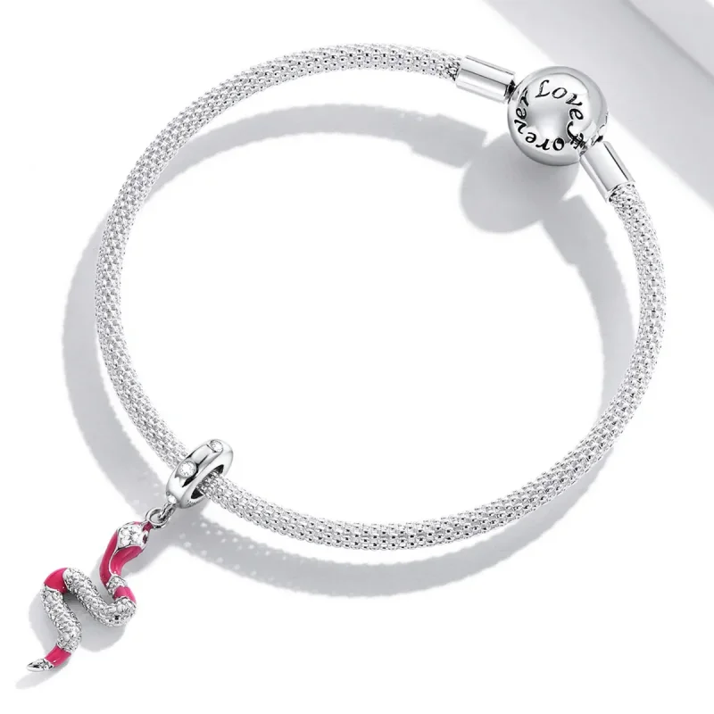 (image for) PANDORA Style Delicate Spirit Serpent Dangle Charm - BSC577 - View 3