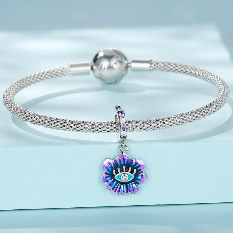 (image for) PANDORA Style Devil Flower Dangle Charm - SCC2373 - View 3