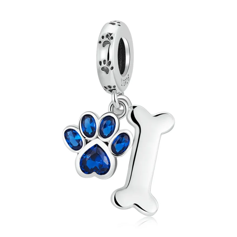 (image for) PANDORA Style Dog Paw Bone Dangle Charm - SCC2127 - Product Image