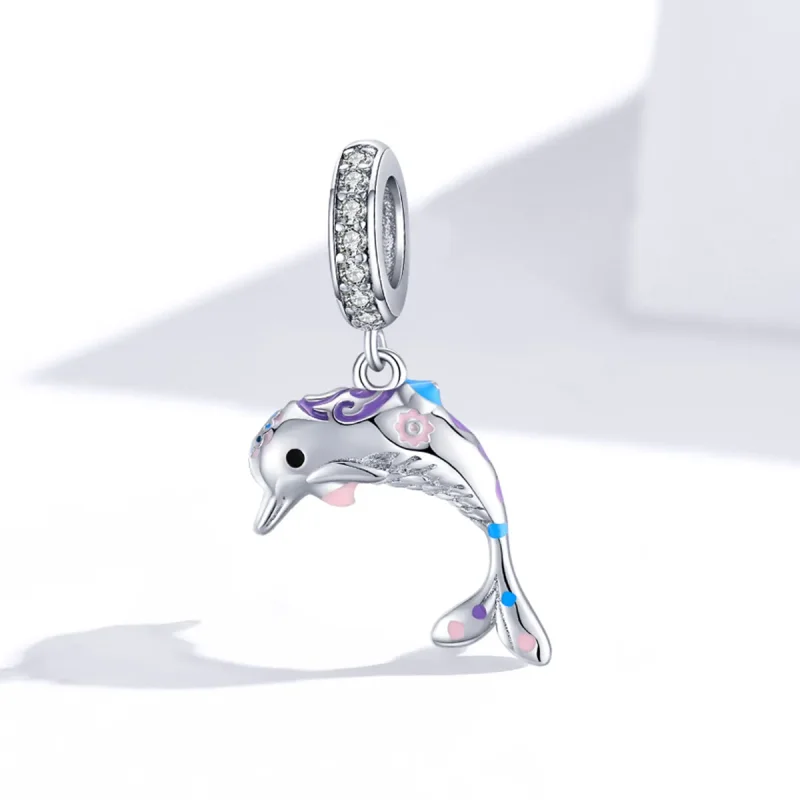 (image for) PANDORA Style Dolphin Dangle Charm - BSC159 - View 2
