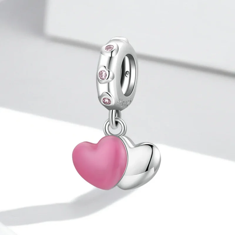 (image for) PANDORA Style Double Love Dangle Charm - SCC2006 - View 2