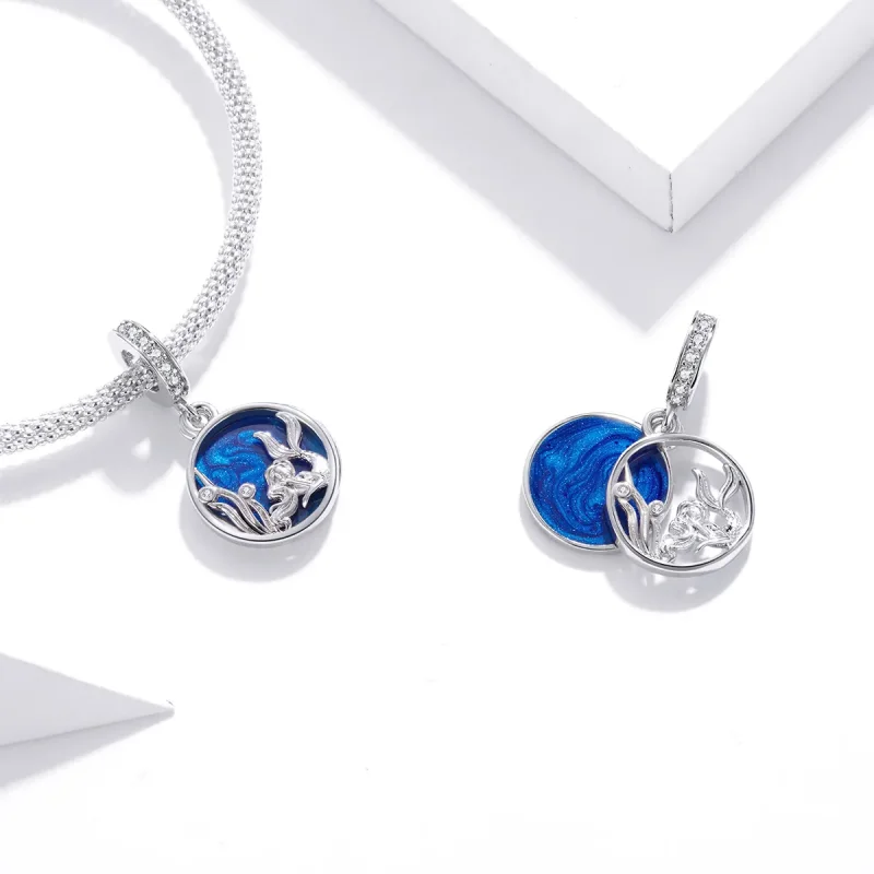 (image for) PANDORA Style Dream Ocean Dangle Charm - SCC1586 - View 3