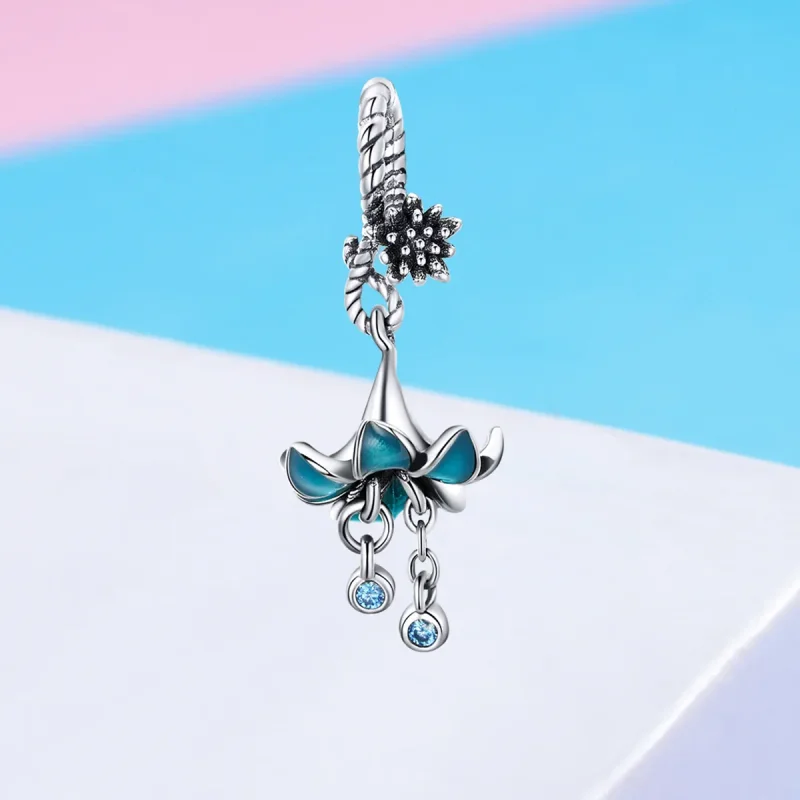 (image for) PANDORA Style Dream Orchid Dangle Charm - BSC034 - View 2