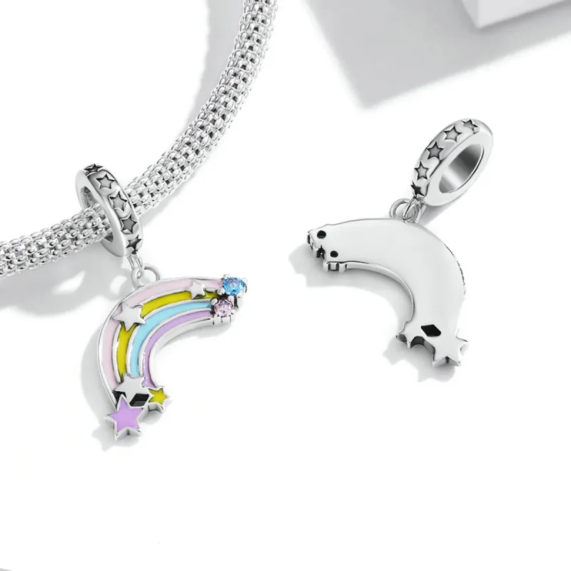 (image for) PANDORA Style Dream Rainbow Dangle Charm - SCC2074 - View 4