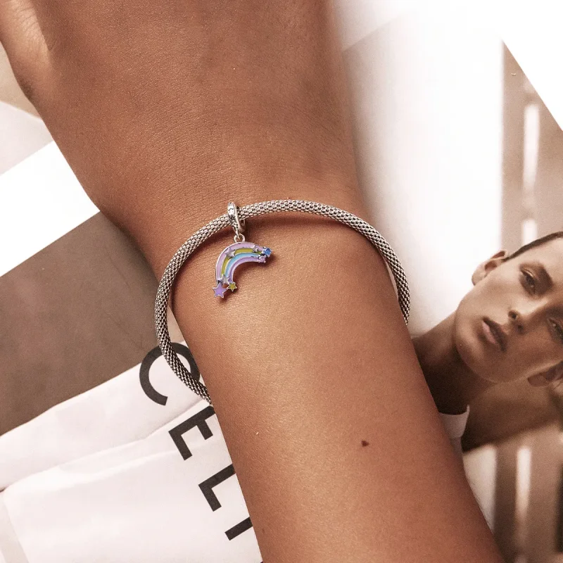 (image for) PANDORA Style Dream Rainbow Dangle Charm - SCC2074 - View 5