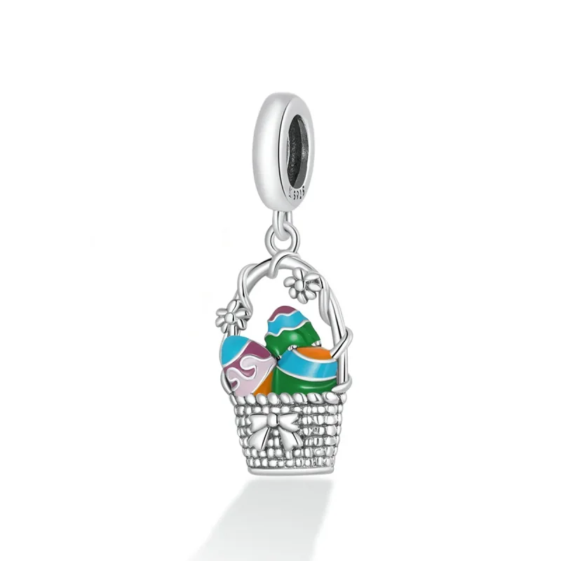(image for) PANDORA Style Egg Basket Dangle Charm - SCC2118 - View 2