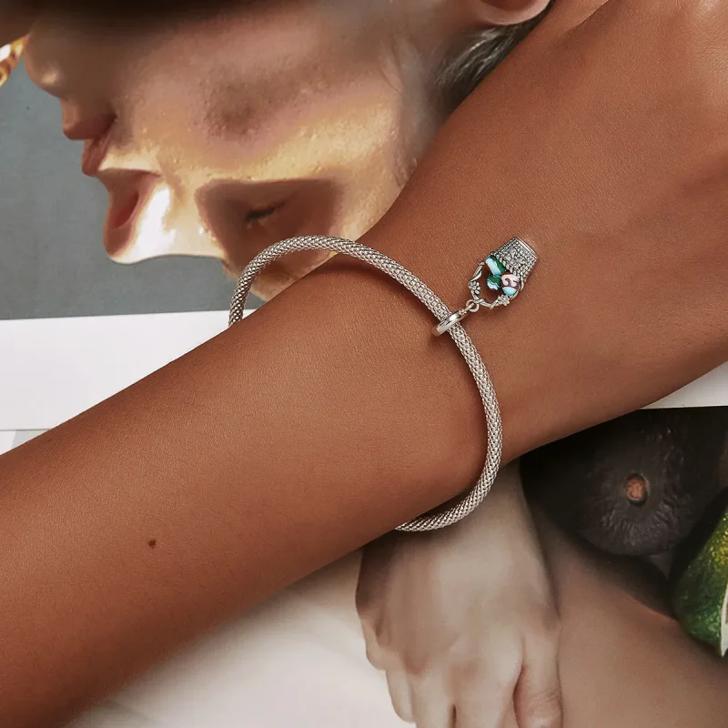 (image for) PANDORA Style Egg Basket Dangle Charm - SCC2118 - View 6