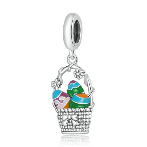 (image for) PANDORA Style Egg Basket Dangle Charm - SCC2118