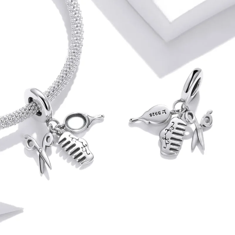 (image for) PANDORA Style Exquisite Girl Suit Dangle Charm - SCC1887 - View 4