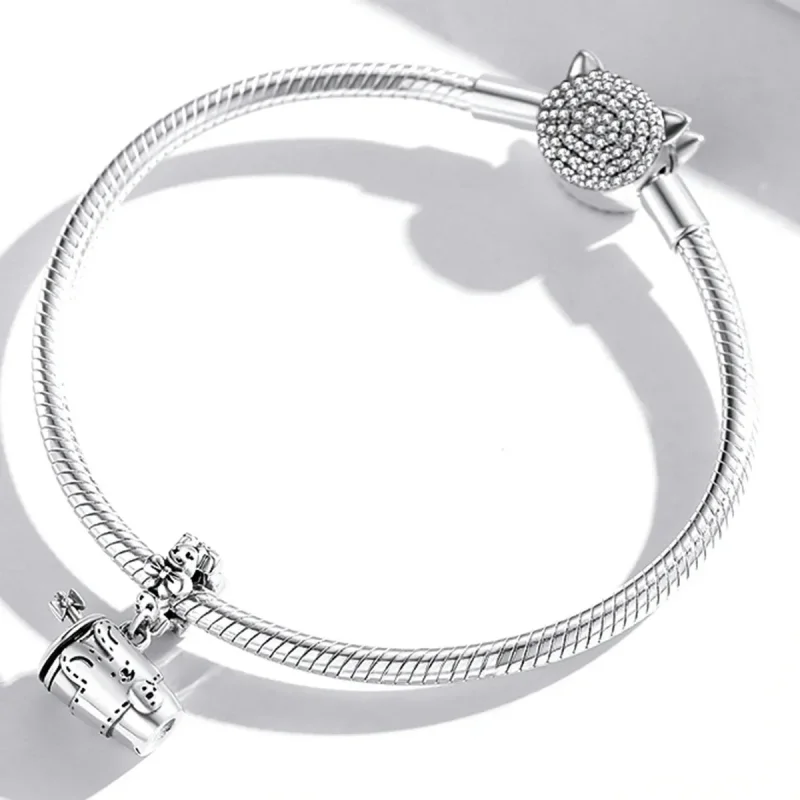 (image for) PANDORA Style Exquisite Girls Water Cup Dangle Charm - SCC2047 - View 3