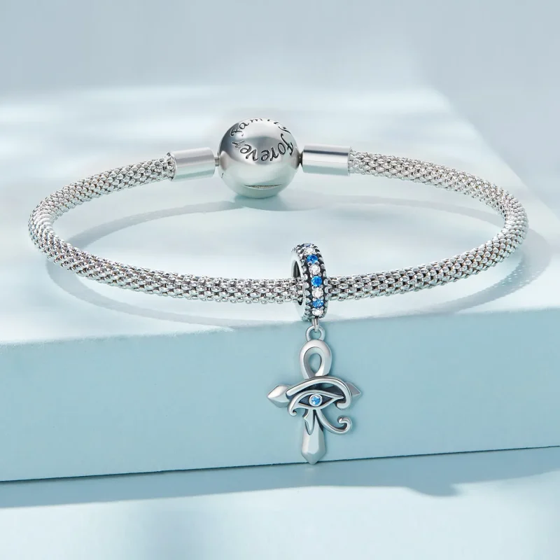 (image for) PANDORA Style Eye of Horus On The Cross Dangle Charm - SCC2371 - View 3